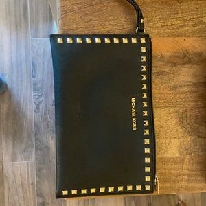 Michael Kors studded clutch